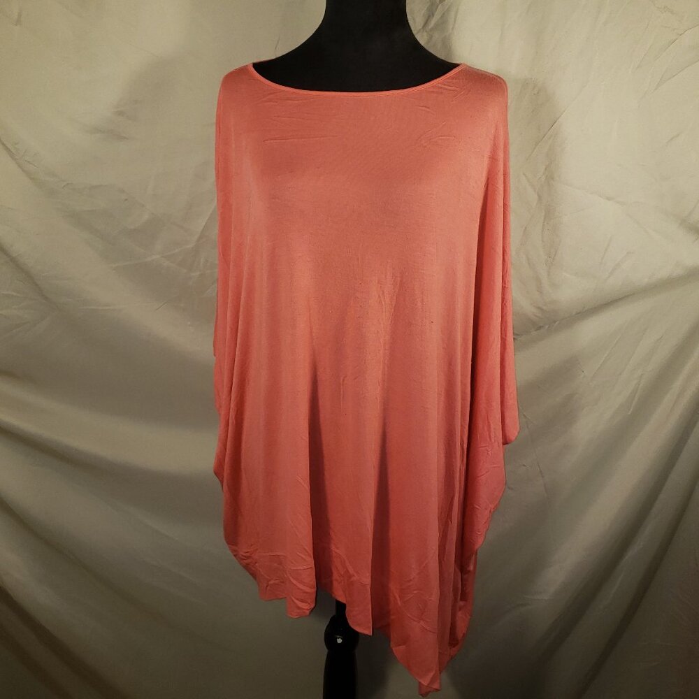 DG2 by Diane Gilman Coral Pink Oversized Top - M/L